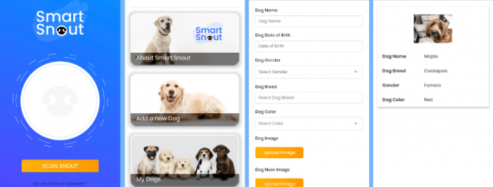 App om hondenneus te herkennen (screenshots)
