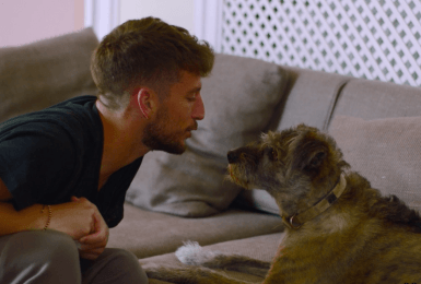 Dries Mertens vraagt een kusje aan Juliette 
